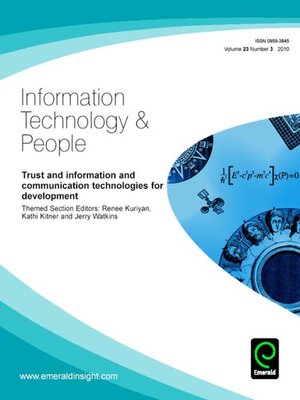 cover image of Information Technology & People, Volume 23, Issue 3